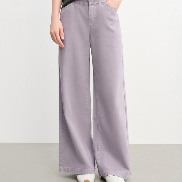  Wide Leg Denim מכנסי ג׳ינס בגזרה רחבה 